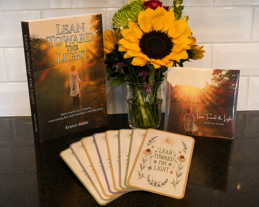 Lean Toward the Light Creative Inspo Cards, Book & CD Bundle
