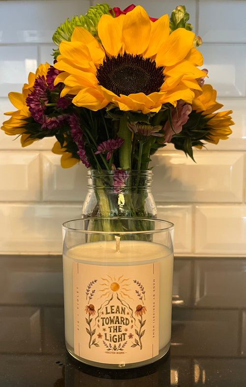 Lean Toward the Light Candle